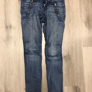 Rag and Bone w YKK zippers sassy sewn in knee bend